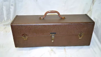 Vintage KENNEDY T22 Tool Tackle Box W/ Two Cantilever Partitioned Trays Nice • $76.50