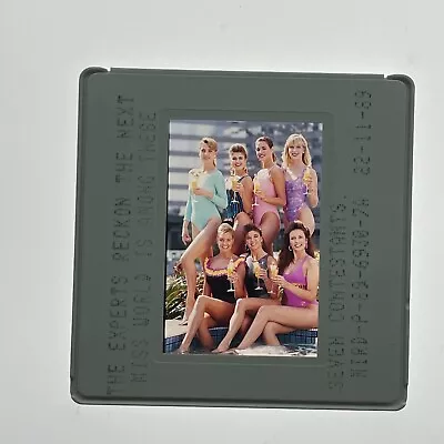 1989 Miss World Beauty Women Models S35611 SD15 35mm Slide • $16