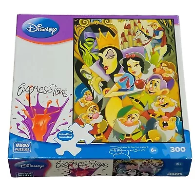 NEW●Disney Expressions Puzzle SNOW WHITE & 7 DWARFS Complete 300p MEGA Puzzle 6+ • $3.99