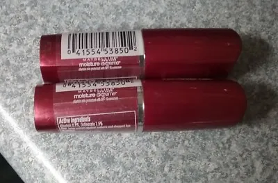 (Lot Of 2) Maybelline Moisture Extreme Lipstick E185 Candied Apple • $11.99