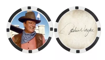 John Wayne / Legendary Actor - Poker Chip - Golf Ball Marker ***signed*** • $13.29