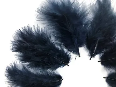 1 Pack - Navy Blue Turkey Marabou Small Short Down Feathers 0.10 Oz. Costume Fan • $6.53