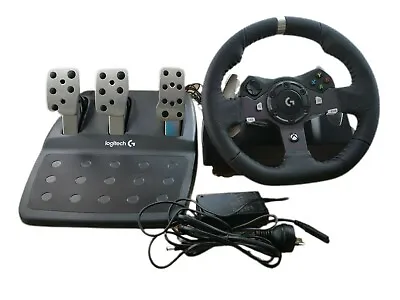 $275 • Buy Logitech G920 Driving Force Racing Wheel For XBOX ONE And PC 