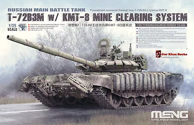 Meng 1/35 Russian Main Battle Tank T-72B3M W/ KMT-8 Mine Clearing System • $66.66