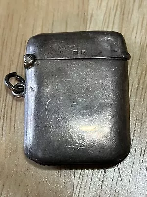 $39.95 • Buy Antique 1910 European Sterling Silver Hallmarked Match Safe (Vesta)