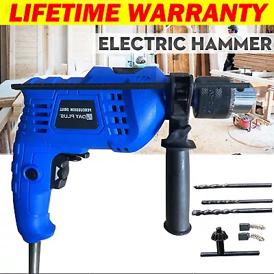 Rotary Impact Hammer Drill Variable Speed Selector Masonry Metal Wood Drilling  • £20.35