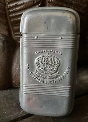 Vintage Garland Stoves Michigan - Advertising Premium Vesta Case Match Safe Rare • $19.97