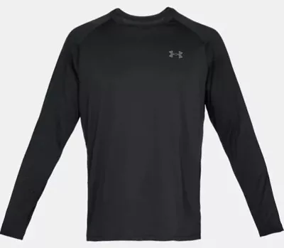 Under Armour Men's UA Tech 2.0 *Black*Long Sleeve Shirt* FREE SHIPPING* • $20.41