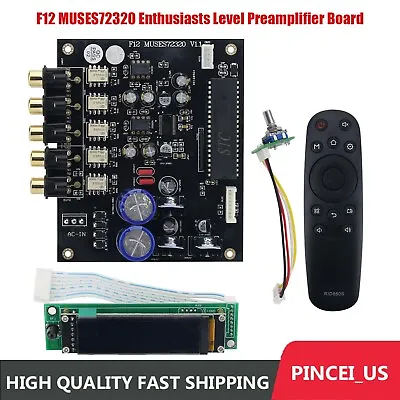 F12 MUSES72320 Enthusiasts Level Preamplifier Board Volume Controller Pe66 • $72