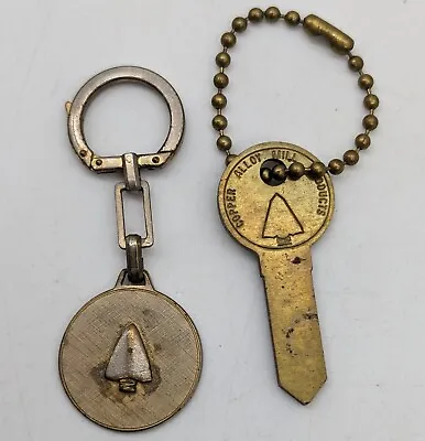 Vtg Anaconda Brass Division Buffalo NY Mining Co Keychains 1979 Open House • $49.99
