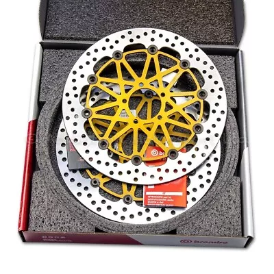 Yamaha YZF-R1 SP 2006 320mm Brembo SuperSport HPK Front Brake Discs - 208973724 • $821.21