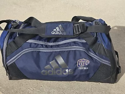 UTEP Miners NCAA Team Issued Blue Gray Black Adidas Duffel Bag Player Exclusive • $64.98