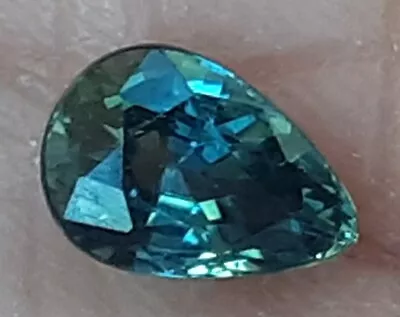 Stunning Natural VS 0.72ct Blue  Green Pear Montana Mined Sapphire U.S. Seller  • $22