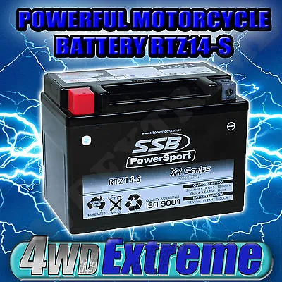 Rtz14-s Motorbike Battery Honda Ktm Yamaha Motorcycle Ytx9bs Ytx12abs Ytz14s Atv • $77