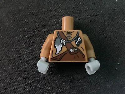 Lego Part 973pb1601c01 Medium Nougat Torso Leather Overalls Shirt Tail Feathers • $5