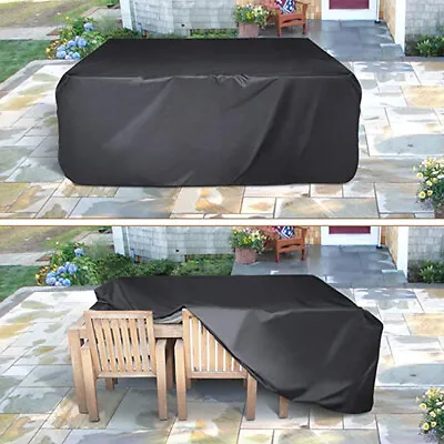 £14.99 • Buy Garden Patio Furniture Cover Heavy Quality Waterproof For Rattan Table Cube 
