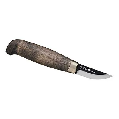 Marttiini Snappy Fixed Knife 2.13  Carbon Steel Blade Curly Birch/Waxed - 511020 • $40.30