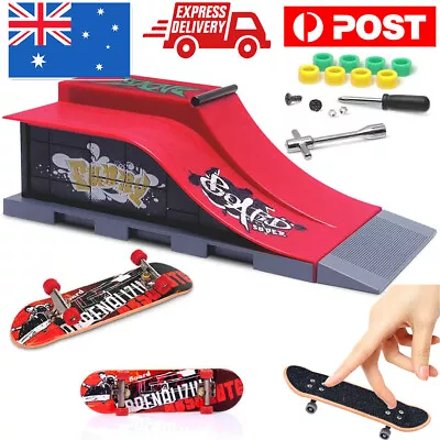 Skate Park Ramp For Tech Deck Fingerboard Finger Board Ultimate Park Toys Gift • $16.89