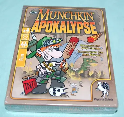 Munchkin Apokalypse Card Game Sealed German Language Only  12+ • £7.20