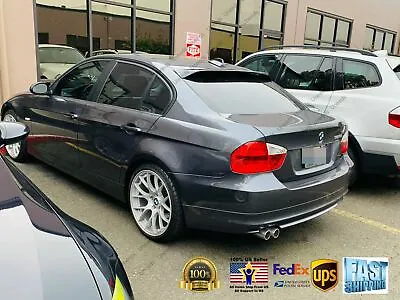 For BMW 3 Series 2006- 2011 E90 ABS Black Rear Roof Window Visor Spoiler 3D JDM • $55.99