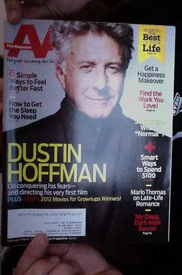 AARP Magazine February/March 2013 Dustin Hoffman Marlo Thomas Free Shipping • $7