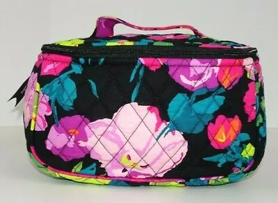 NWT Vera Bradley Travel Cosmetic HILO MEADOW Makeup Case Bag • $33.88