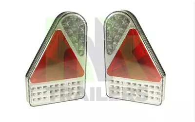 Pair Of LED Trailer Combination Lights Aspock Replacement Maypole 8605B P6e • £69.60