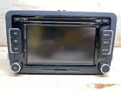 READ! Volkswagen CC Passat Jetta RCD510 Touch Screen Radio CD MP3 1K0 035 180 AC • $99.99