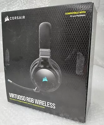 Corsair Virtuoso RGB Wireless Gaming Headset - 7.1 Surround Sound - PC & PS4/5 • £69.91