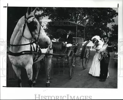 1990 Press Photo Julianne Koucky And Walter Miraglia Married At Century Village • $19.99