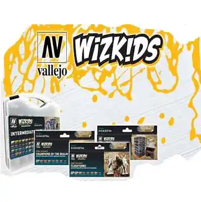 Vallejo Wizkids  Choose From Selection Of Fantasy Miniature 8 X 8ml Paint Sets • £16.82