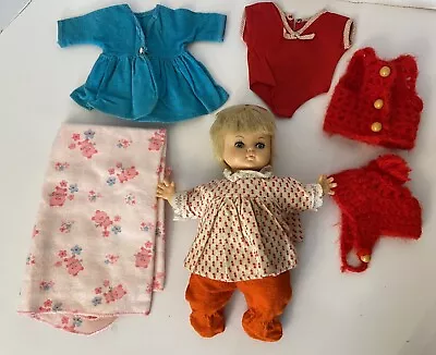 Vintage Horsman Doll - Blonde Baby Girl - With Assorted Clothes • $24.95