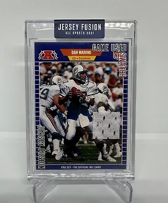 1995 Dan Marino Game-Used Jersey - 2021 Jersey Fusion • $30