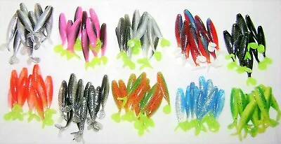 100 Mister Twister Vie Shiner Lures Crappie Trout Panfish Icefishing Assortment • $14.99