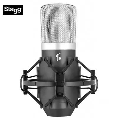 Stagg SUM40 USB Condenser Microphone For Podcasts Music Recording Voice Over  • $69.99