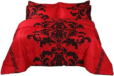 $74.27 • Buy A Nice Night Paisley Yellow Flower Microfiber Comforter Set, Modern Luxury Desig