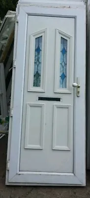 EXTERNAL UPVC  Double GLAZED Door In Frame Repair Or Spare • £150