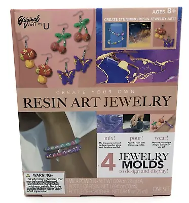 Original Art By U Create Your Own Resin Art Jewelry Kit DIY New • $12.99