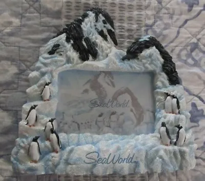 Sea World Orlando Antarctica 3D Picture Frame Penguins Holds A 4  X 6  Photo • $12.99