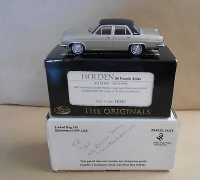 TRAX TR32C 1966 Holden HR Premier Silver Mink / Black 1:43 Very Sought After • $130