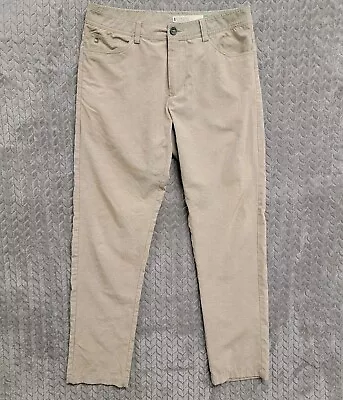 Linksoul Golf Pants Straight Leg Chino Performance Mens Size 32x32 Khaki Tan  • $22.49