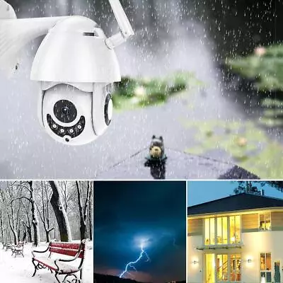 1080P WIFI Two-Way PTZ IP Speed Dome Camera Audio Record IP66 Day & Night • £22.04