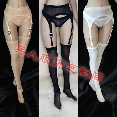 1/6 Scale Suspend Mesh Short Stocking Fit 12  Female PH TBL Action Figure Body • $28.99