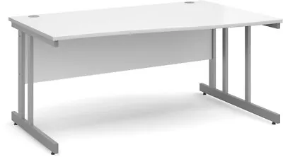 £361.90 • Buy DSK Momento 1600mm Right Hand Wave Desk - White