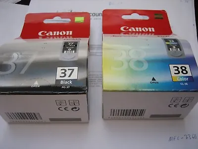 Genuine Value Pack Boxed PG-37 +CL-38 Canon Original Pixma MX300 MP470 MP210 X • £40.31