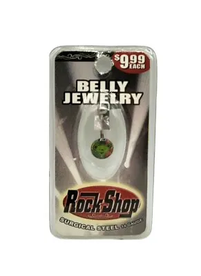 New Vintage Grateful Dead Bear Rock Shop Music 14G Belly Ring 316L Stainless NEW • $6.98