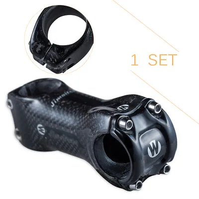 Cycling Handlebar Stem MTB Road Bike 70/80/90/100/110/120/130mm Carbon Fiber • $36.75