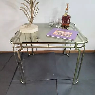 Vintage Milo Baughman For Morex Glass Coffee End Table Hollywood Regency 1970s • $750