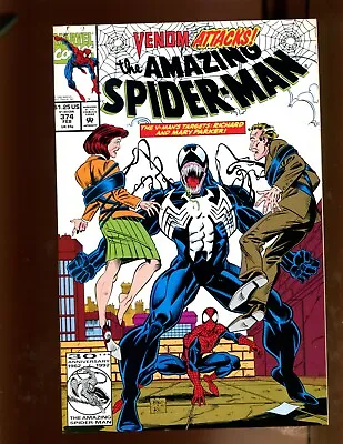 The Amazing Spiderman #374 (9.2 Ob) 1993 Venom Attacks • $9.86
