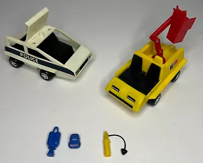 2 VTG 1976 Lesney Mobile Action Command Emergency Vehicles And Three Accessories • $47.49